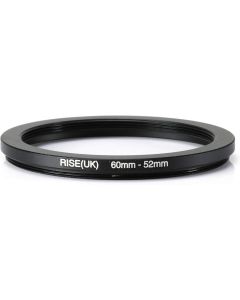 Rise(UK) 60-52 62-37/43/46/49/52/55/58/60 67-46/49/52/55/58/60/62 69-52/58/67 Step Down Filter Ring Adapter (60mm-52mm)