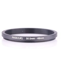 Rise(UK) 50.5-48 52-27/28/30/30.5/35.5/37/39/40.5/42/43/46/48/49/50 Step Down Filter Ring Adapter (50.5mm-48mm)